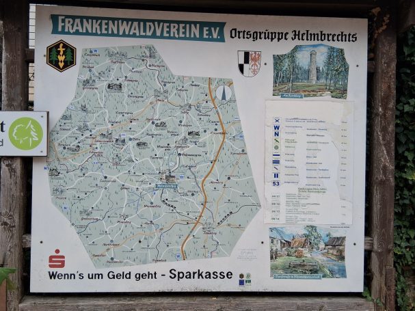 Helmbrechts, Wanderkarte